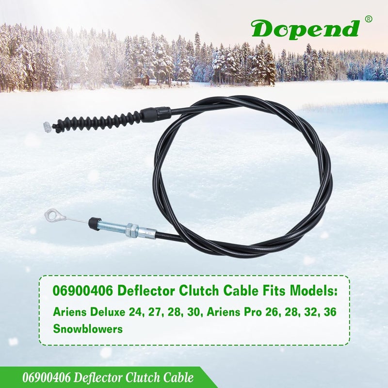 Dopend 06900406 Deflector Clutch Cable for Ariens Deluxe 24, 27, 28, 30, Ariens Pro 26, 28, 32, 36 Snowblowers, Replaces 06900406, 06900018 - Image 5